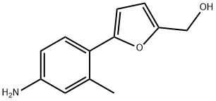 [5-(4-AMINO-2-METHYL-PHENYL)-FURAN-2-YL]-METHANOL Struktur