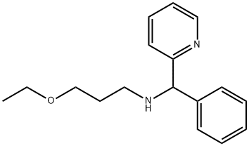 (3-ETHOXY-PROPYL)-(PHENYL-PYRIDIN-2-YL-METHYL)-AMINE Struktur