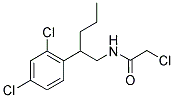 2-CHLORO-N-[2-(2,4-DICHLORO-PHENYL)-PENTYL]-ACETAMIDE Struktur