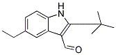 2-TERT-BUTYL-5-ETHYL-1H-INDOLE-3-CARBALDEHYDE Struktur