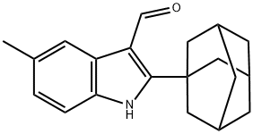 2-(1-ADAMANTYL)-5-METHYL-1H-INDOLE-3-CARBALDEHYDE Struktur