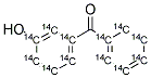 3-HYDROXYBENZOPHENONE, [RING-14C(U)] Struktur