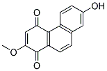 7-HYDROXY-2-METHOXY-1,4-PHENANTHRAQUINONE Struktur