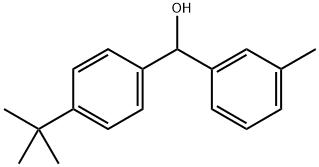 4-TERT-BUTYL-3'-METHYLBENZHYDROL Struktur