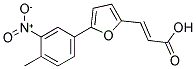 3-[5-(4-METHYL-3-NITRO-PHENYL)-FURAN-2-YL]-ACRYLIC ACID Struktur