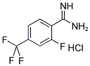 2-FLUORO-4-TRIFLUOROMETHYL-BENZAMIDINE HYDROCHLORIDE Struktur