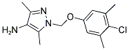 1-(4-CHLORO-3,5-DIMETHYL-PHENOXYMETHYL)-3,5-DIMETHYL-1 H-PYRAZOL-4-YLAMINE Struktur