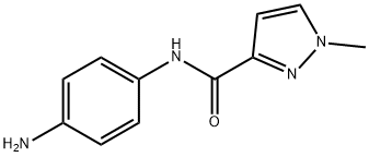 1-METHYL-1 H-PYRAZOLE-3-CARBOXYLIC ACID (4-AMINO-PHENYL)-AMIDE Struktur