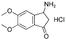 5,6-DIMETHOXY-3-OXO-1-INDANAMINIUM CHLORIDE Struktur