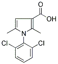 1-(2,6-DICHLORO-PHENYL)-2,5-DIMETHYL-1H-PYRROLE-3-CARBOXYLIC ACID Struktur