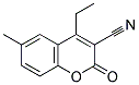 3-CYANO-4-ETHYL-6-METHYLCOUMARIN Struktur