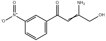 (Z)-3-AMINO-4-HYDROXY-1-(3-NITROPHENYL)-2-BUTEN-1-ONE Struktur