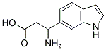 3-AMINO-3-INDOL-6-YL-PROPIONIC ACID Struktur