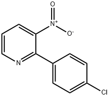 2-(4-CHLOROPHENYL)-3-NITROPYRIDINE Struktur