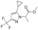 2-(5-CYCLOPROPYL-3-TRIFLUOROMETHYL-PYRAZOL-1-YL)-PROPIONIC ACID METHYL ESTER Struktur