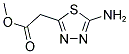 (5-AMINO-[1,3,4]THIADIAZOL-2-YL)-ACETIC ACID METHYL ESTER Struktur