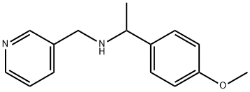 [1-(4-METHOXY-PHENYL)-ETHYL]-PYRIDIN-3-YLMETHYL-AMINE Struktur