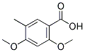 2,4-DIMETHOXY-5-METHYLBENZOIC ACID Struktur