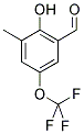 2-HYDROXY-3-METHYL-5-(TRIFLUOROMETHOXY)BENZALDEHYDE Struktur