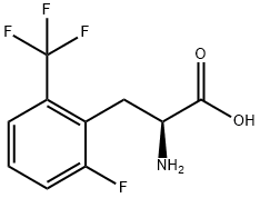 2-FLUORO-6-(TRIFLUOROMETHYL)-DL-PHENYLALANINE Struktur