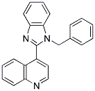 4-(1-BENZYL-1H-BENZOIMIDAZOL-2-YL)-QUINOLINE Struktur