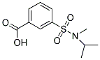 3-[[ISOPROPYL(METHYL)AMINO]SULFONYL]BENZOIC ACID Struktur