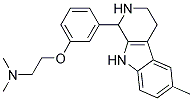 N,N-DIMETHYL-2-[3-(6-METHYL-2,3,4,9-TETRAHYDRO-1H-BETA-CARBOLIN-1-YL)PHENOXY]ETHANAMINE Struktur