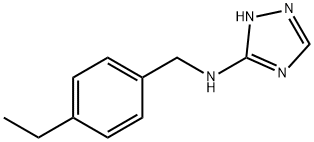 N-(4-ETHYLBENZYL)-1H-1,2,4-TRIAZOL-3-AMINE Struktur