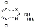 4,7-DICHLORO-2-BENZOTHIAZOLEHYDRAZINE Struktur