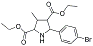 DIETHYL 5-(4-BROMOPHENYL)-3-METHYL-2,4-PYRROLIDINEDICARBOXYLATE Struktur