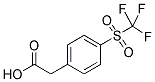 4-(TRIFLUOROMETHYLSULPHONYL)PHENYLACETIC ACID Struktur