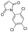 1-(2,4,5-TRICHLORO-PHENYL)-PYRROLE-2,5-DIONE Struktur