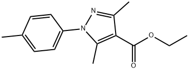 ETHYL 3,5-DIMETHYL-1-(4-METHYLPHENYL)-1H-PYRAZOLE-4-CARBOXYLATE Struktur