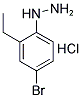 (4-BROMO-2-ETHYLPHENYL)HYDRAZINE HYDROCHLORIDE Struktur