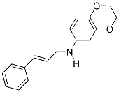 N-[(2E)-3-PHENYLPROP-2-ENYL]-2,3-DIHYDRO-1,4-BENZODIOXIN-6-AMINE Struktur