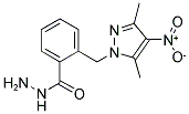 2-(3,5-DIMETHYL-4-NITRO-PYRAZOL-1-YLMETHYL)-BENZOIC ACID HYDRAZIDE Struktur