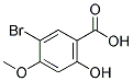 5-BROMO-2-HYDROXY-4-METHOXYBENZOIC ACID Struktur