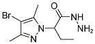 2-(4-BROMO-3,5-DIMETHYL-PYRAZOL-1-YL)-BUTYRIC ACID HYDRAZIDE Struktur