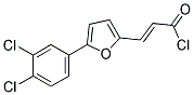 (2E)-3-[5-(3,4-DICHLOROPHENYL)-2-FURYL]ACRYLOYL CHLORIDE Struktur