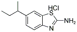 6-SEC-BUTYL-1,3-BENZOTHIAZOL-2-AMINE HYDROCHLORIDE Struktur