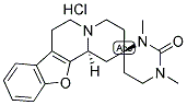 (2S-TRANS)-1,3,4,5',6,6',7,12B-OCTAHYDRO-1',3'-DIMETHYL-SPIRO[2H-BENZOFURO[2,3-A]QUINOLIZINE-2,4'(1'H)-PYRIMIDIN]-2'(3'H)-ONE HYDROCHLORIDE SALT Struktur