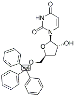 3'-DEOXY-5'-O-TRITYLURIDINE Struktur