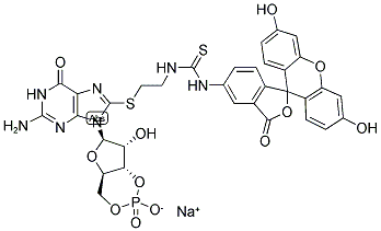 8-FLUO-CGMP SODIUM SALT Struktur