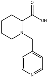 1-(PYRIDIN-4-YLMETHYL)PIPERIDINE-2-CARBOXYLIC ACID Struktur