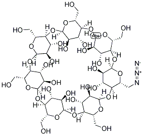 MONO-(O-6-DEOXY-6-AZIDO)-BETA-CYCLODEXTRIN Struktur