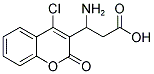 3-AMINO-3-(4-CHLORO-2-OXO-2H-CHROMEN-3-YL)-PROPIONIC ACID Struktur