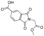 2-(2-METHOXY-2-OXOETHYL)-1,3-DIOXOISOINDOLINE-5-CARBOXYLIC ACID Struktur