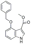 4-BENZYLOXY-1H-INDOLE-3-CARBOXYLIC ACID METHYL ESTER Struktur