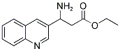 3-AMINO-3-QUINOLIN-3-YL-PROPIONIC ACID ETHYL ESTER Struktur