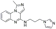 N-[3-(1H-IMIDAZOL-1-YL)PROPYL]-1-METHYLIMIDAZO[1,5-A]QUINOXALIN-4-AMINE Struktur